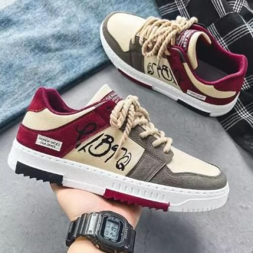 Men'S Casual Simple Men's Fashion Trendy Fusion Sneaker Canvas